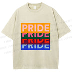 Unisex Pride Printed Washed Tee