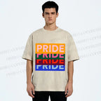 Unisex Pride Printed Washed Tee