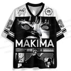 Chainsaw Man Makima Printed Jersey Shirts