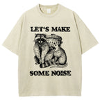 Noisy Raccoons And Possums Washed T-Shirt