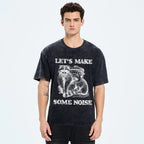 Noisy Raccoons And Possums Washed T-Shirt