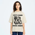 Noisy Raccoons And Possums Washed T-Shirt