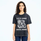 Noisy Raccoons And Possums Washed T-Shirt