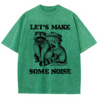 Noisy Raccoons And Possums Washed T-Shirt