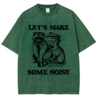 Noisy Raccoons And Possums Washed T-Shirt