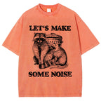 Noisy Raccoons And Possums Washed T-Shirt