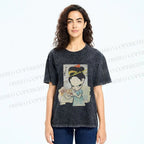 Unisex Yoshitomo Nara Nobody's Fool Printed Washed Tee