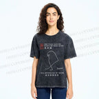Unisex Pablo Picasso Minimalist Bird Printed Washed Tee