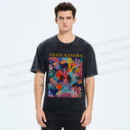 Unisex Yayoi Kusama Ocean Printed Washed Tee