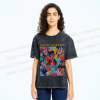 Unisex Yayoi Kusama Ocean Printed Washed Tee