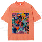 Unisex Yayoi Kusama Ocean Printed Washed Tee
