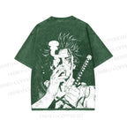 Unisex Yami Sukehiro Black Clover Printed Washed Tee