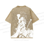Unisex Yami Sukehiro Black Clover Printed Washed Tee
