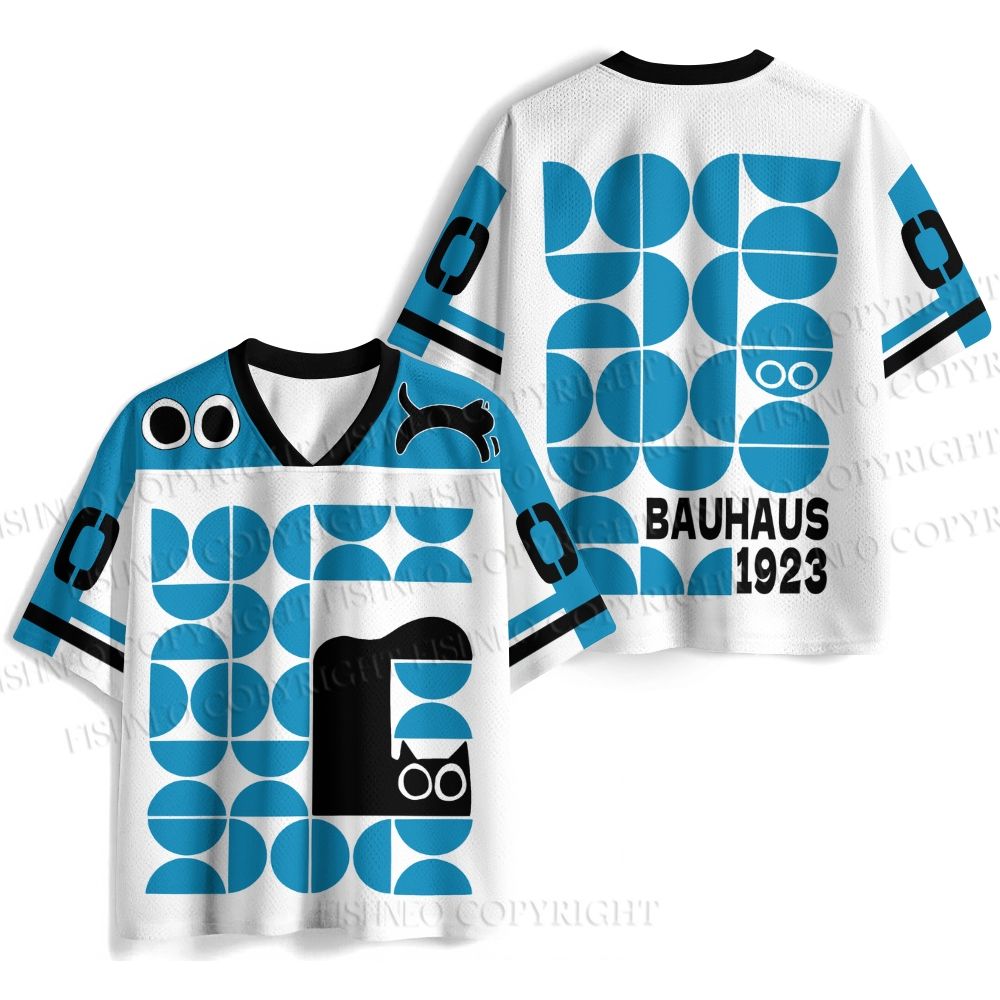 Bauhaus Funny Black Cat Jersey Shirts
