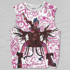 Unisex Jinx Graffiti Printed Tank Top