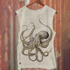 Unisex Casual Octopus Graphic Printed Tank Top
