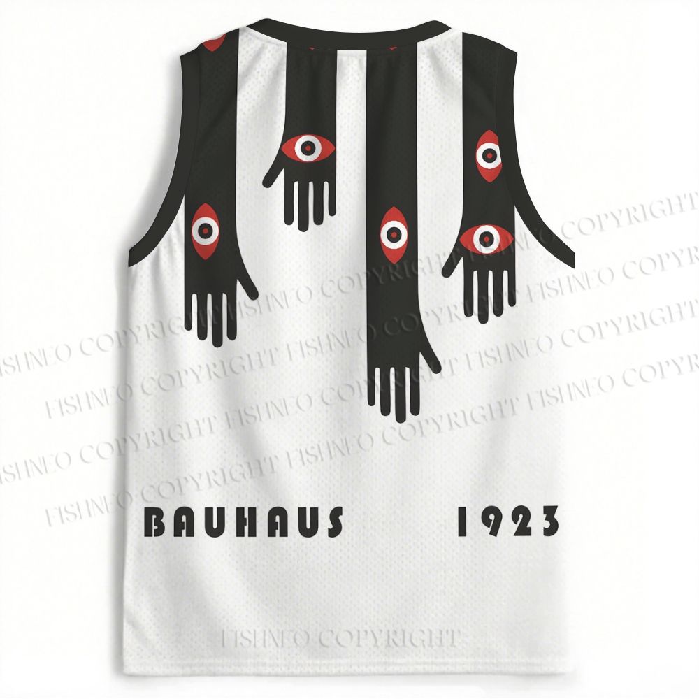 Bauhaus Black Arms And Red Eyes Jersey Tank