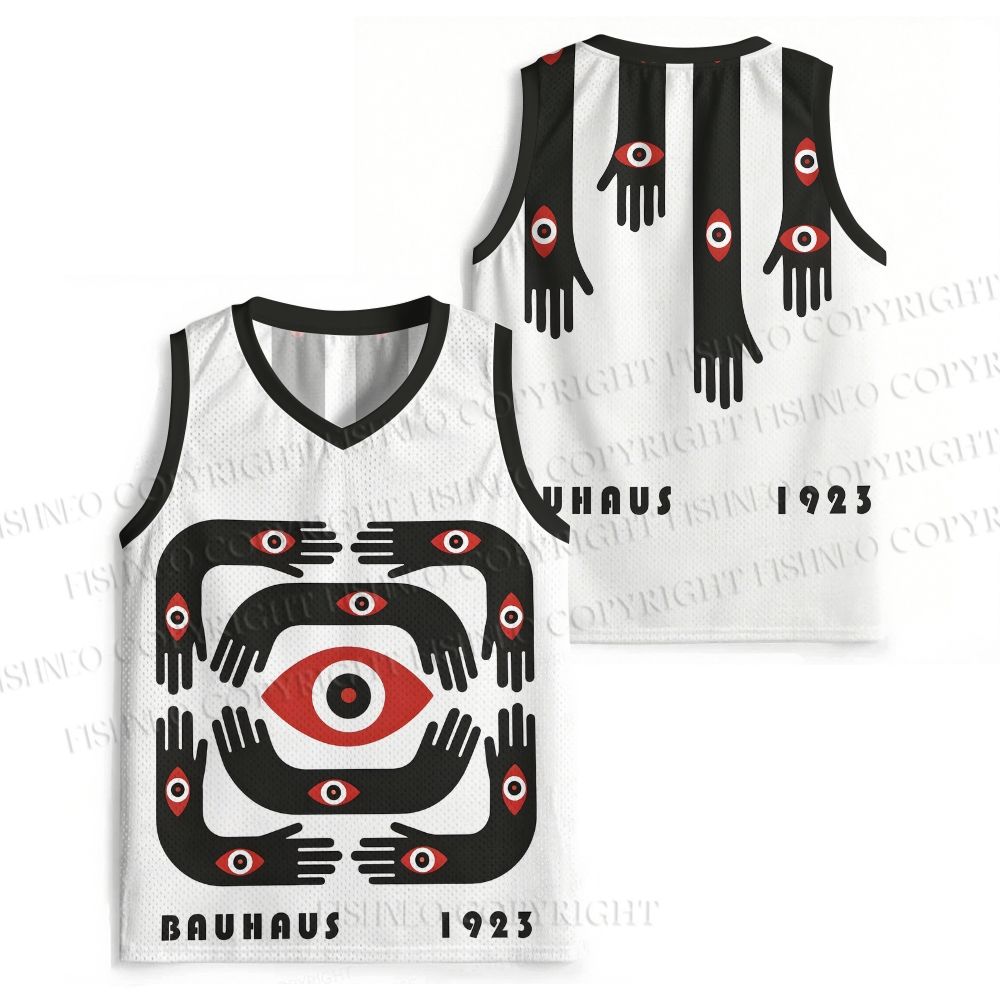 Bauhaus Black Arms And Red Eyes Jersey Tank