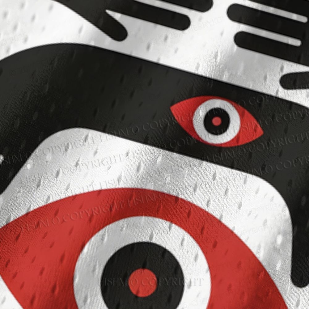 Bauhaus Black Arms And Red Eyes Jersey Tank
