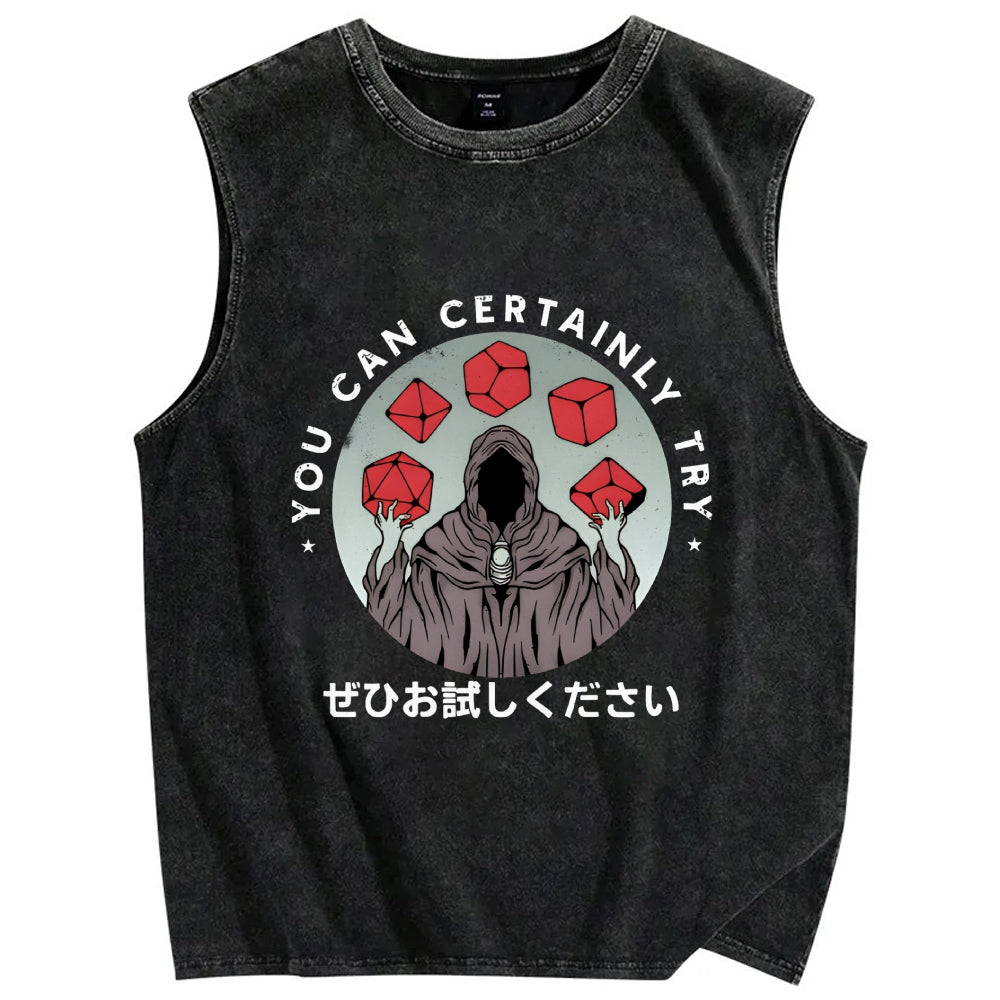 You can certainly try Mystery Vintage Distressed Washed Tank Top