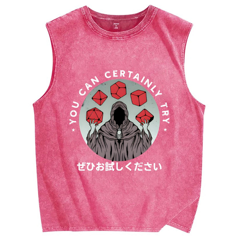 You can certainly try Mystery Vintage Distressed Washed Tank Top