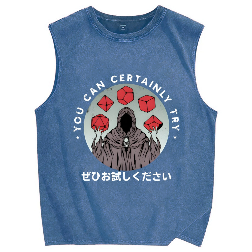 You can certainly try Mystery Vintage Distressed Washed Tank Top
