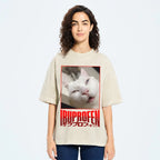 Ibuprofen Cat Vintage Washed T-shirt