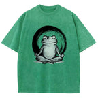 Zen Frog Japan Washed T-Shirt