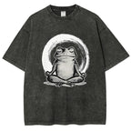 Zen Frog Japan Washed T-Shirt