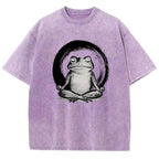 Zen Frog Japan Washed T-Shirt