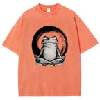 Zen Frog Japan Washed T-Shirt