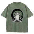 Zen Frog Japan Washed T-Shirt
