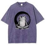 Zen Frog Japan Washed T-Shirt