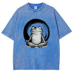 Zen Frog Japan Washed T-Shirt