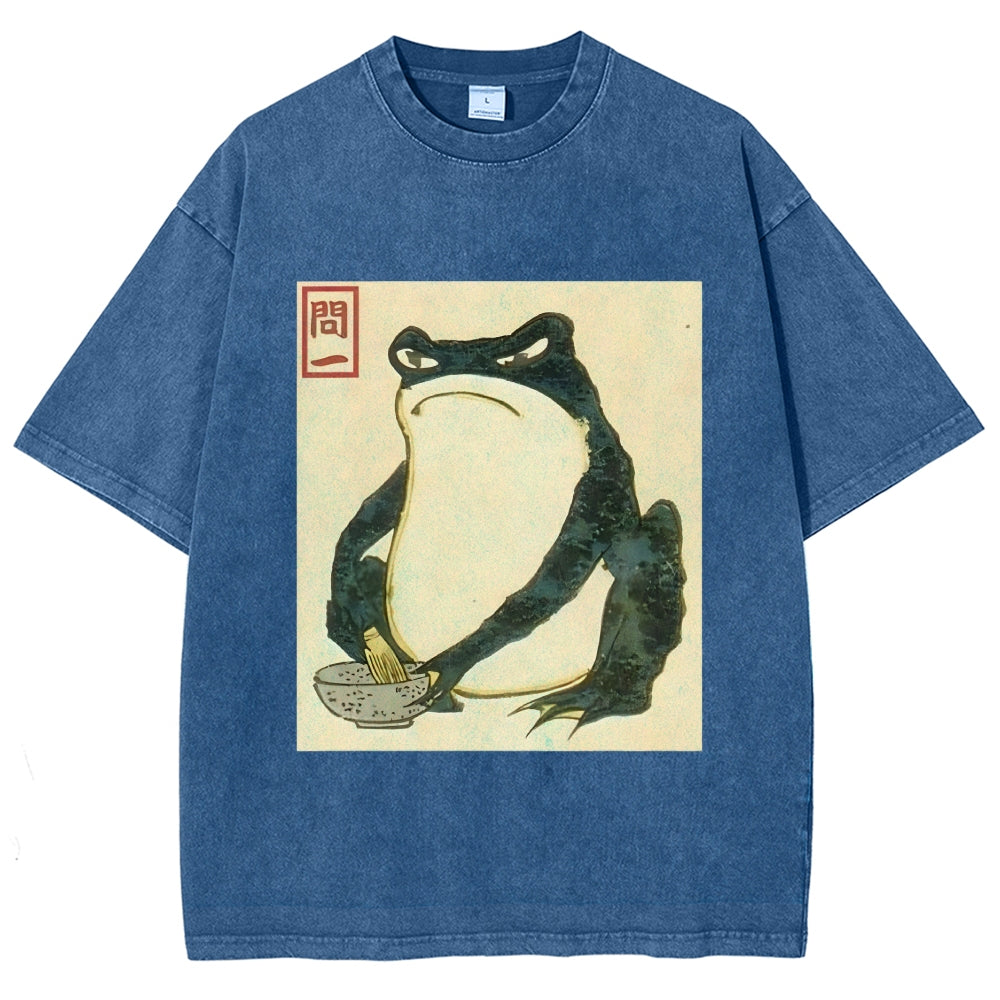 Matsumoto Hoji Japanese Frog Washed T-Shirt