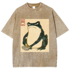 Matsumoto Hoji Japanese Frog Washed T-Shirt