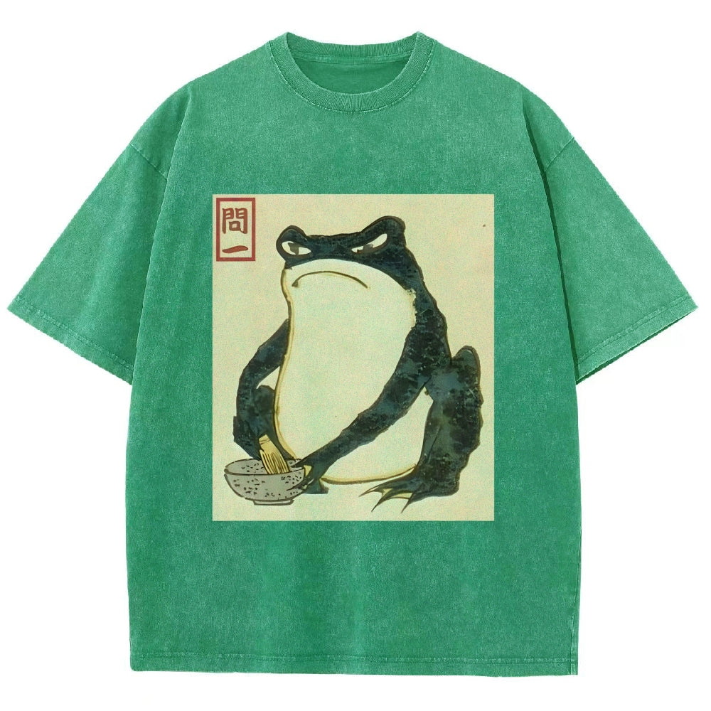Matsumoto Hoji Japanese Frog Washed T-Shirt