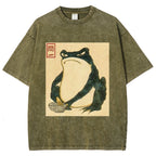 Matsumoto Hoji Japanese Frog Washed T-Shirt