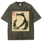 Matsumoto Hoji Japanese Frog Washed T-Shirt