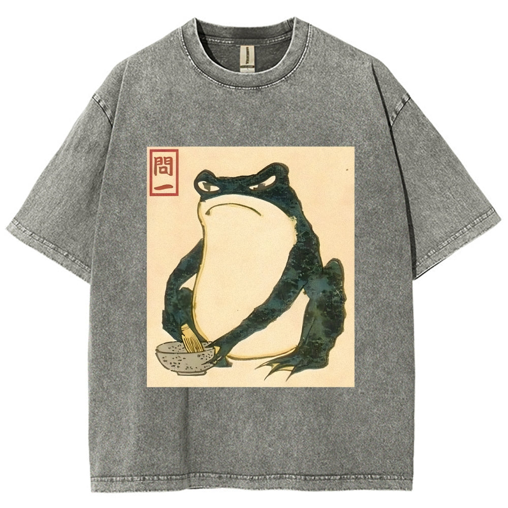 Matsumoto Hoji Japanese Frog Washed T-Shirt