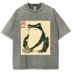 Matsumoto Hoji Japanese Frog Washed T-Shirt