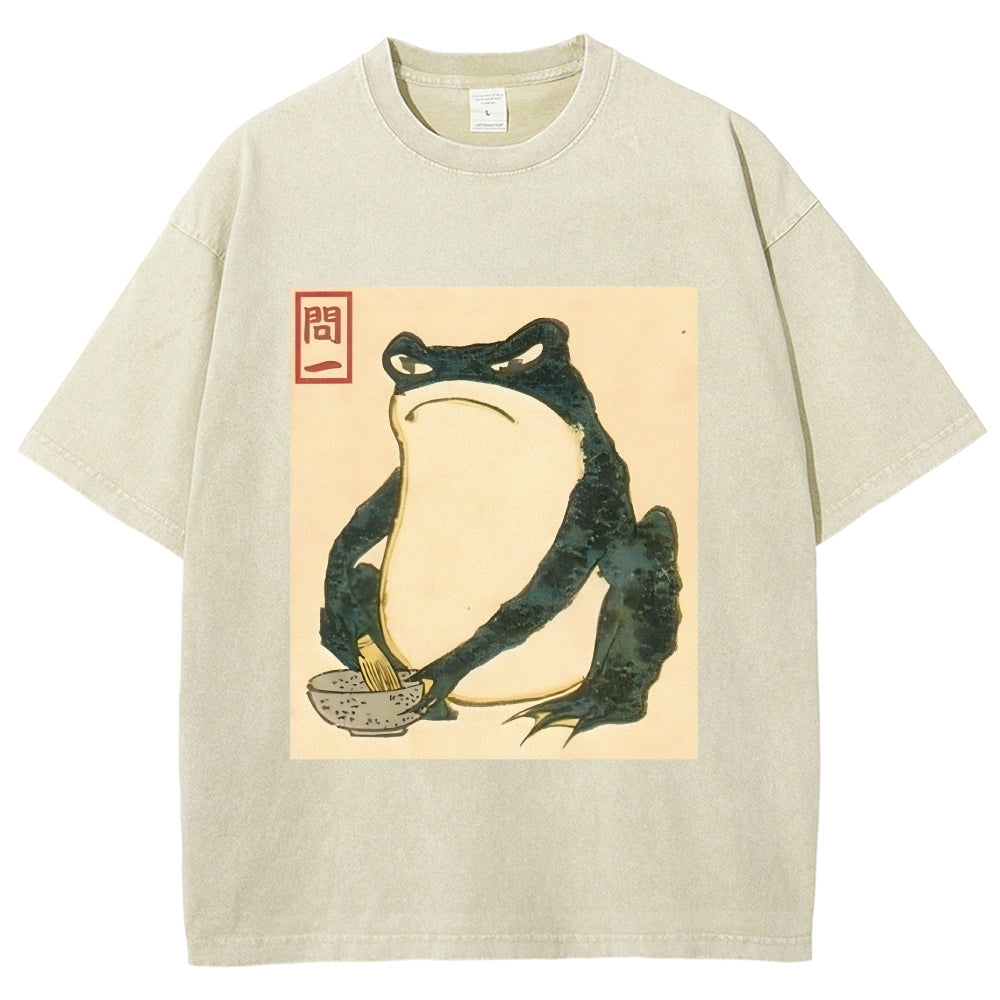 Matsumoto Hoji Japanese Frog Washed T-Shirt