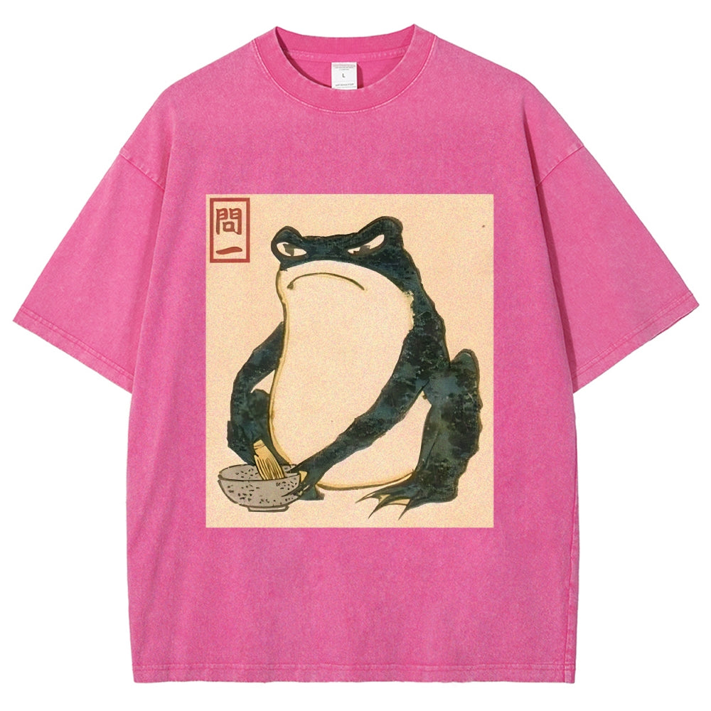 Matsumoto Hoji Japanese Frog Washed T-Shirt
