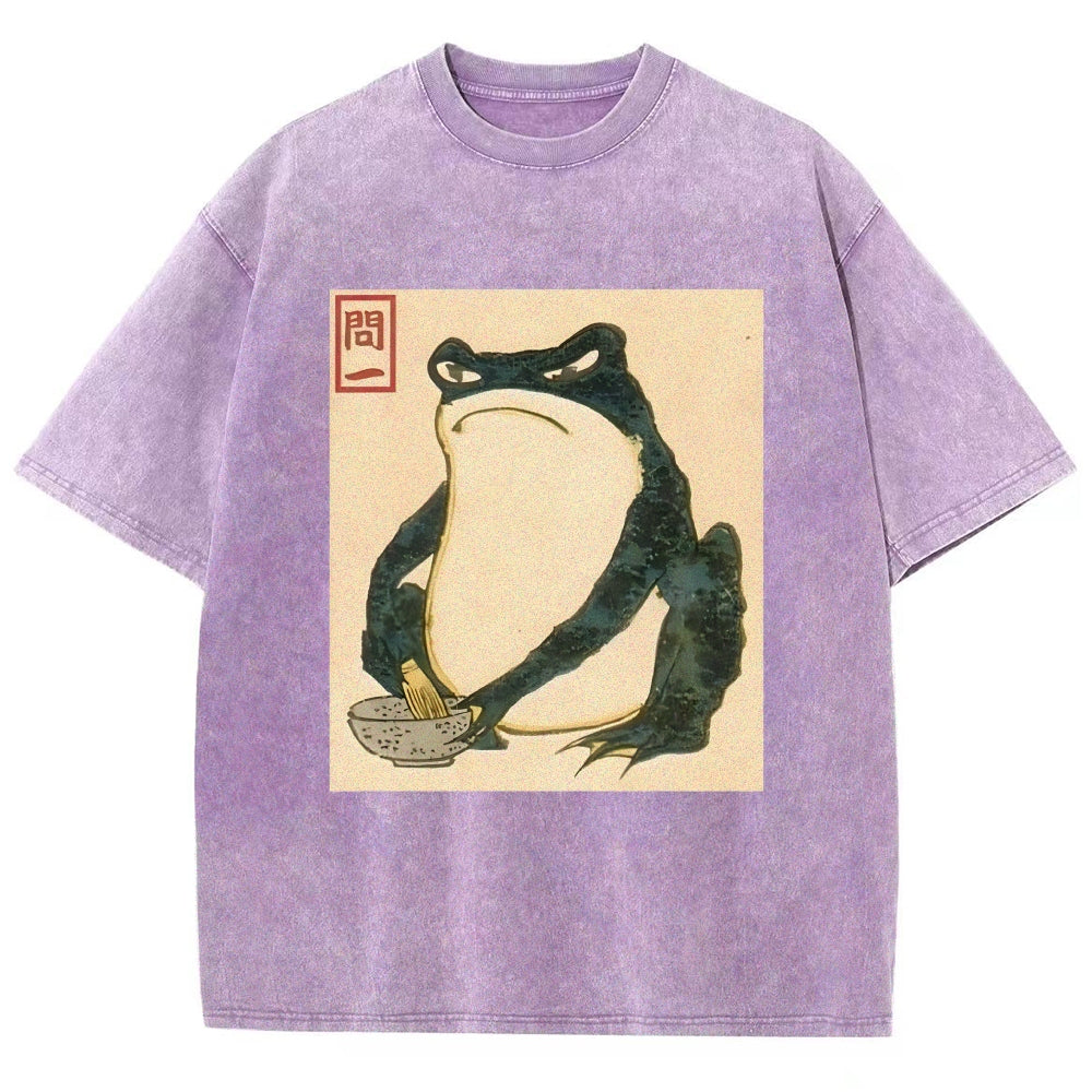 Matsumoto Hoji Japanese Frog Washed T-Shirt