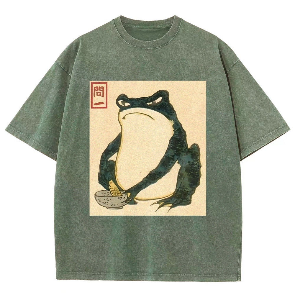 Matsumoto Hoji Japanese Frog Washed T-Shirt