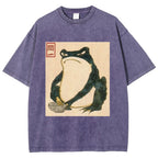 Matsumoto Hoji Japanese Frog Washed T-Shirt