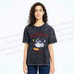 Unisex Raccoon Wizard You Are Enough Printed Washed Tee