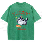 Unisex Raccoon Wizard You Are Enough Printed Washed Tee