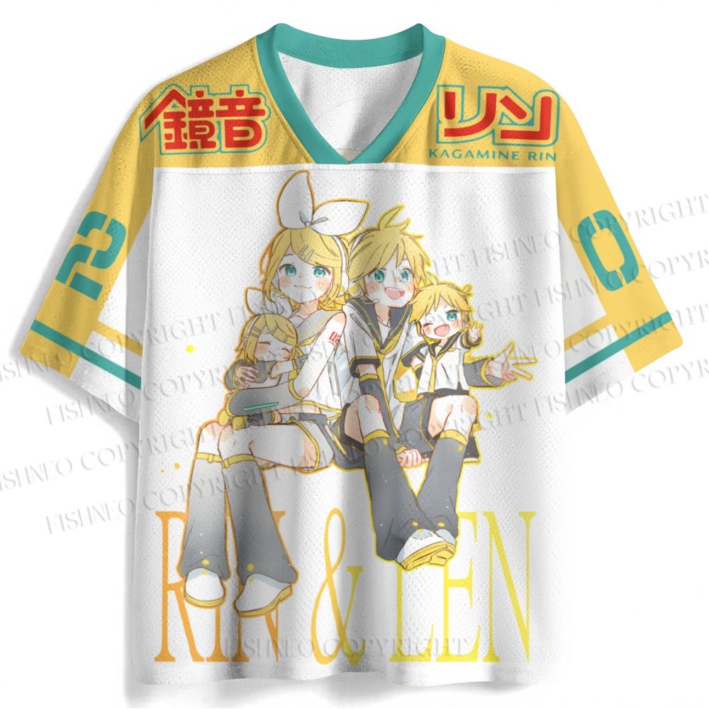 Kagamine Rin & Len Jersey Shirts