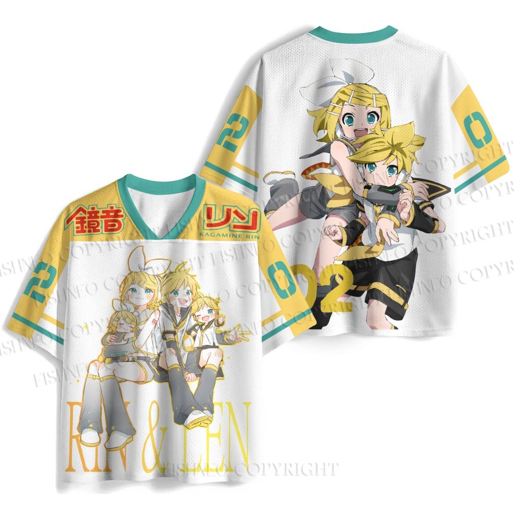 Kagamine Rin & Len Jersey Shirts